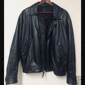 Baracuta Men’s Leather Bomber